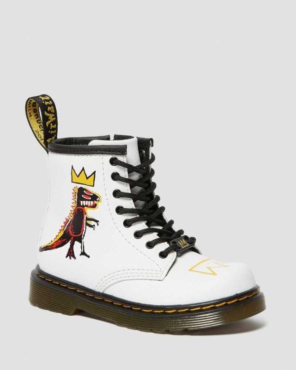 Botas Dr Martens Toddler 1460 Basquiat Cuero Para Niños DR4044A